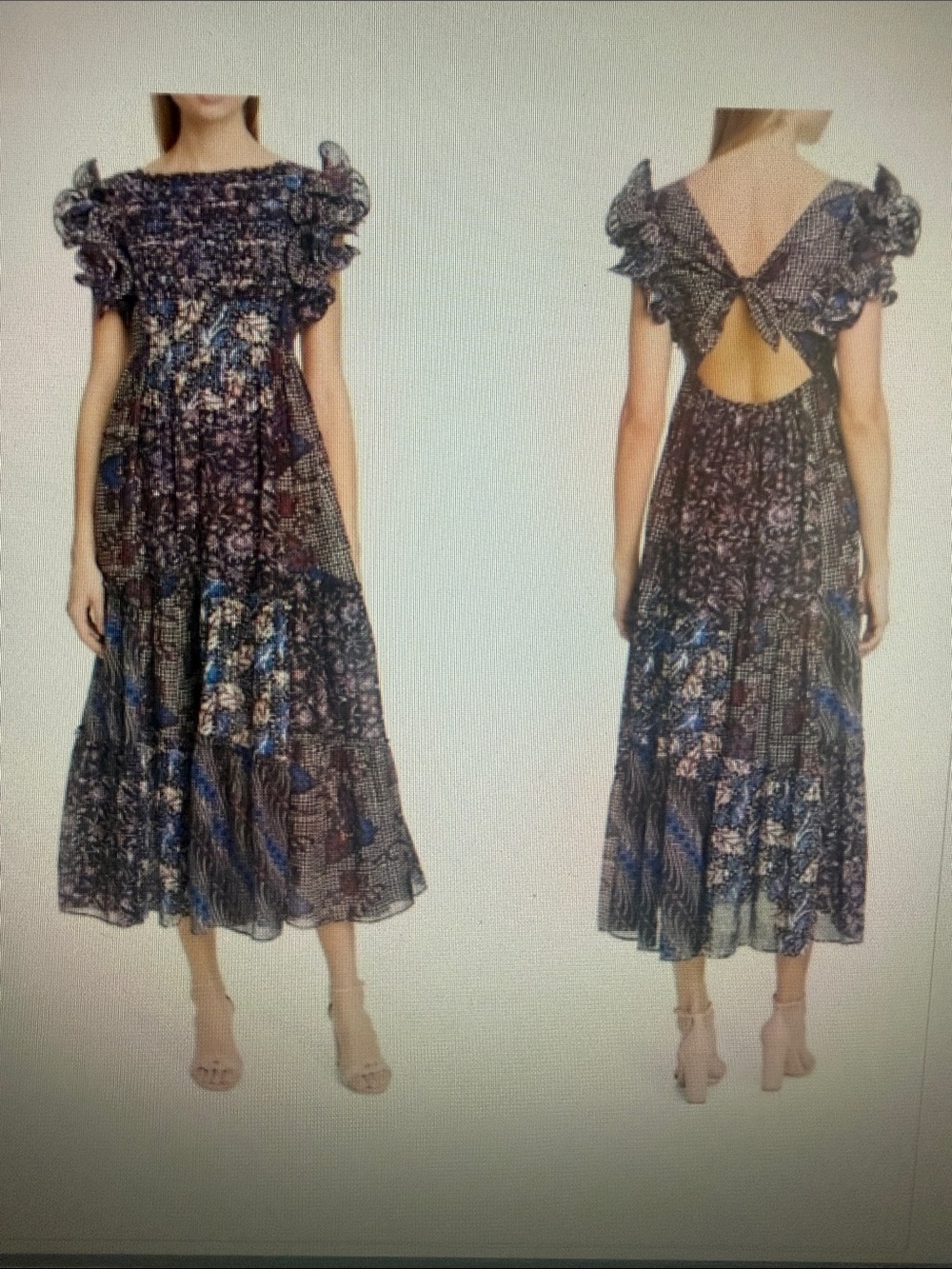 Ulla Johnson Dress patchwork Zoya dress - Picture 9 of 9